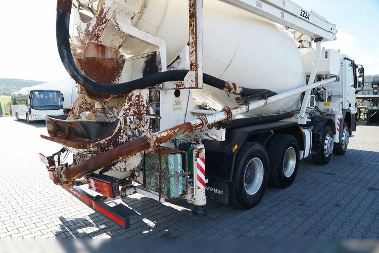 Mercedes -BENZ ACTROS 3241 / POMPOGRUSZKA / 8X4 / BETONIARKA + POMPA SERMAC 3Z24 / EPS + SPRZĘGŁO / ALUFELGI zdjęcie 15
