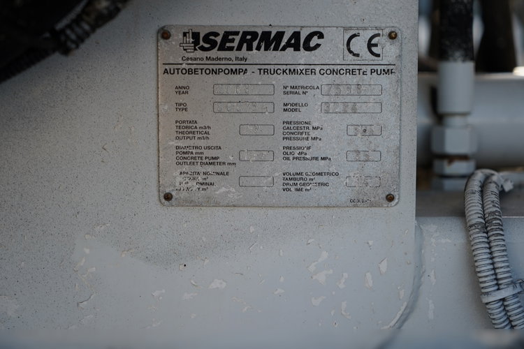 Mercedes -BENZ ACTROS 3241 / POMPOGRUSZKA / 8X4 / BETONIARKA + POMPA SERMAC 3Z24 / EPS + SPRZĘGŁO / ALUFELGI zdjęcie 25