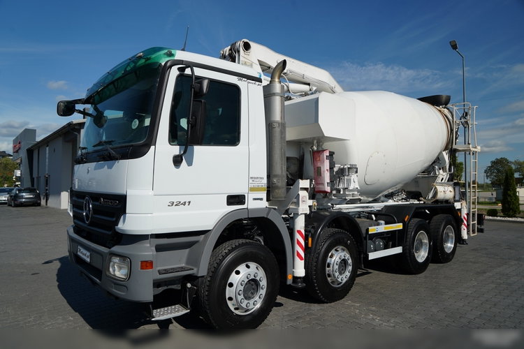 Mercedes -BENZ ACTROS 3241 / POMPOGRUSZKA / 8X4 / BETONIARKA + POMPA SERMAC 3Z24 / EPS + SPRZĘGŁO / ALUFELGI zdjęcie 4