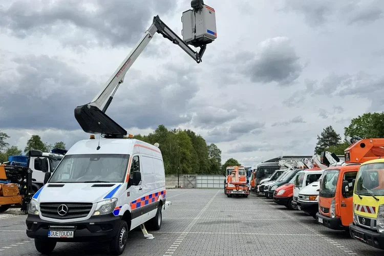 Mercedes Sprinter Zwyżka Podnośnik Koszowy KLUBB K42P UDT WUMAG GSR zdjęcie 4