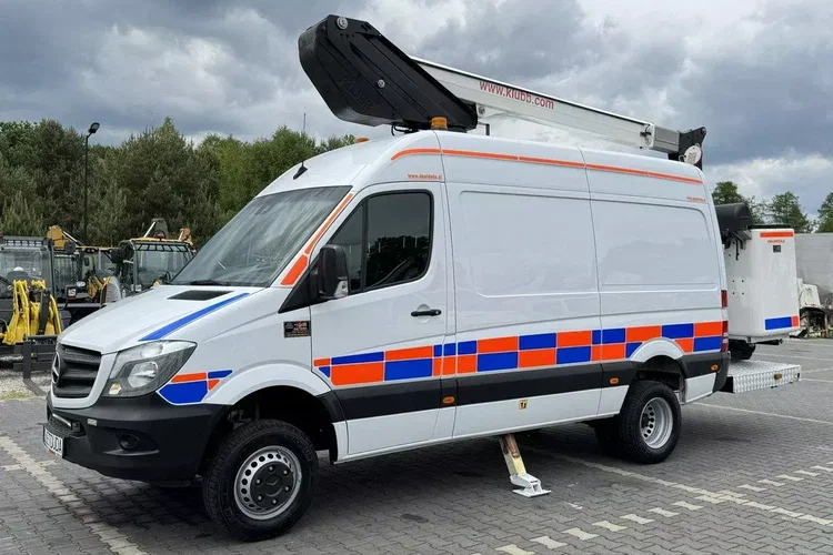 Mercedes Sprinter Zwyżka Podnośnik Koszowy KLUBB K42P UDT WUMAG GSR zdjęcie 6