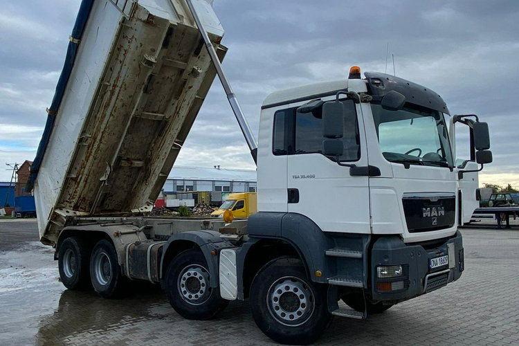 TGA 35.400 8X4 BB Wywrotka MAN TGA 35.400 Wywrotka, Klima, kipper 2008 Rok zdjęcie 3