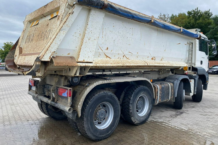 TGA 35.400 8X4 BB Wywrotka MAN TGA 35.400 Wywrotka, Klima, kipper 2008 Rok zdjęcie 8