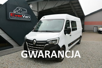 Renault Master średniak 7 osobowy brygadówka lift doka bagażnik