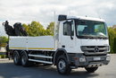 Mercedes ACTROS 2636 / 6x4 / SKRZYNIOWY 6, 5 M + HDS HIAB 166 E-5 HIDUO / WYSUW 15 M / MOCNA PODŁOGA / STEROWANIE RADIOWE / ROTATOR / SPROWADZONY zdjęcie 12