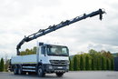 Mercedes ACTROS 2636 / 6x4 / SKRZYNIOWY 6, 5 M + HDS HIAB 166 E-5 HIDUO / WYSUW 15 M / MOCNA PODŁOGA / STEROWANIE RADIOWE / ROTATOR / SPROWADZONY zdjęcie 1