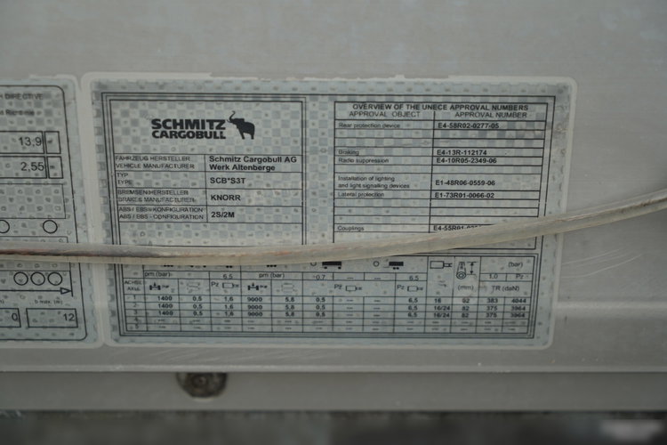 Schmitz FIRANKA VARIOS / PODNOSZONY DACH / STANDARD zdjęcie 27