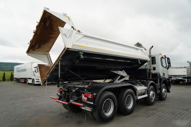 Iveco X-WAY 480 / 8X4 / WYWROTKA DWUSTRONNA / HYDROBURTA / HYDROKLAPA / AUTOMAT / SPROWADZONY zdjęcie 12