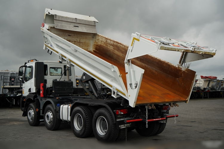 Iveco X-WAY 480 / 8X4 / WYWROTKA DWUSTRONNA / HYDROBURTA / HYDROKLAPA / AUTOMAT / SPROWADZONY zdjęcie 4