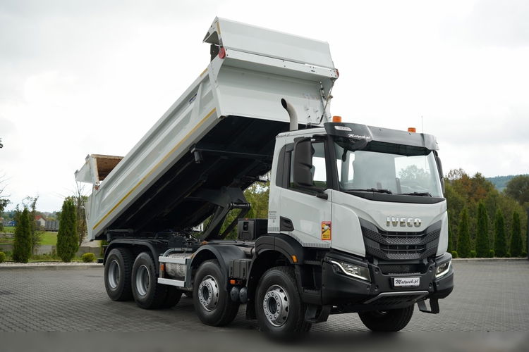 Iveco X-WAY 480 / 8X4 / WYWROTKA DWUSTRONNA / HYDROBURTA / HYDROKLAPA / AUTOMAT / SPROWADZONY zdjęcie 8