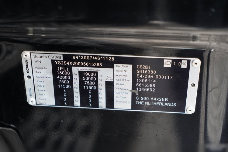 Scania S 500 / MEGA / RETARDER / LOW DECK / KLIMATYZACJA POSTOJOWA / PO KONTRAKCIE SERWISOWYM  zdjęcie 36