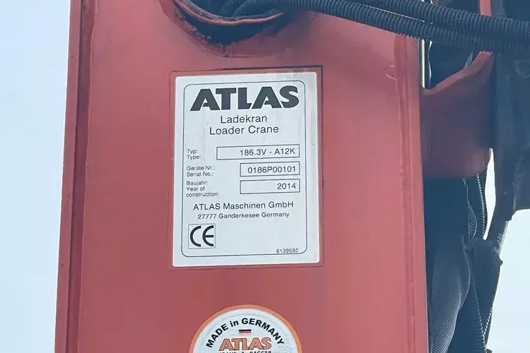 Mercedes Arocs 2545, HDS ATLAS 186.3 - PILOT zdjęcie 9