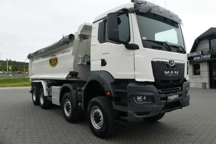 TGS 41.470 / 8x8 / WYWROTKA MEILLER / MANUAL / NISKI PRZEBIEG / zdjęcie 11