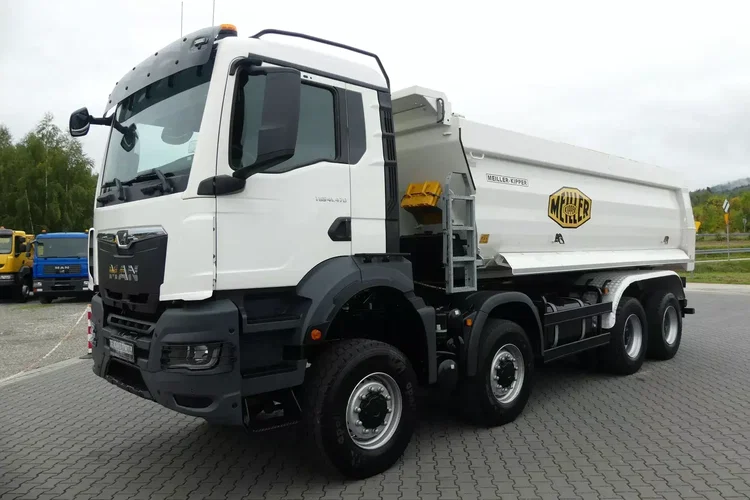 TGS 41.470 / 8x8 / WYWROTKA MEILLER / MANUAL / NISKI PRZEBIEG / zdjęcie 4