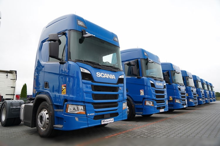 Scania R 450 / 25 SZTUK / RETARDER / HYDRAULIKA / KLIMATYZACJA POSTOJOWA / ALUFELGI / PO KONTRAKCIE SERWISOWYM zdjęcie 8