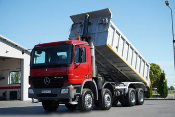 Mercedes -BENZ / ACTROS 4141 / 8X6 / WYWROTKA TYLNOZSYPOWA / WIELTON / EPS + SPRZĘGŁO / OPONY 100%