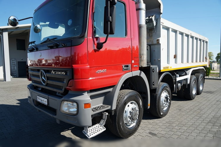 Mercedes -BENZ / ACTROS 4141 / 8X6 / WYWROTKA TYLNOZSYPOWA / WIELTON / EPS + SPRZĘGŁO / OPONY 100% zdjęcie 19