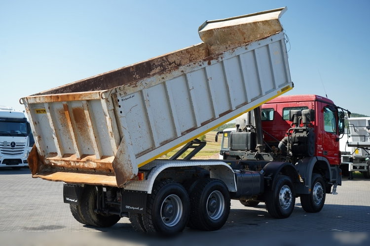 Mercedes -BENZ / ACTROS 4141 / 8X6 / WYWROTKA TYLNOZSYPOWA / WIELTON / EPS + SPRZĘGŁO / OPONY 100% zdjęcie 5