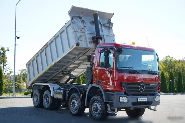 Mercedes -BENZ / ACTROS 4141 / 8X6 / WYWROTKA TYLNOZSYPOWA / WIELTON / EPS + SPRZĘGŁO / OPONY 100% zdjęcie 8