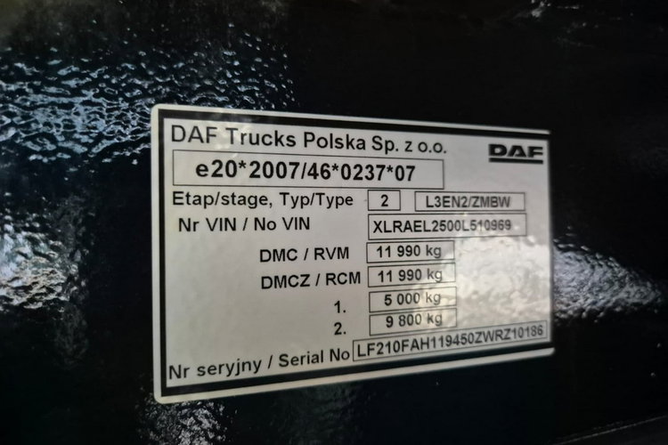 LF 210 DAF LF 210 / WYWROTKA 3 STRONNA / JAK NOWA / MOCNY HDS / HMF 810 zdjęcie 49