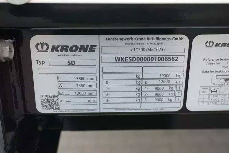 Krone FIRANKA / MEGA / DACH PODNOSZONY / XL zdjęcie 11