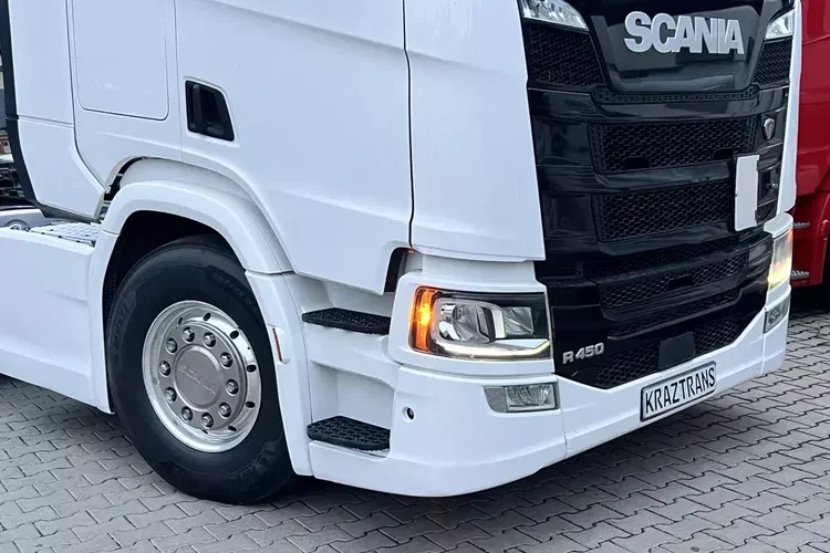 R450 z Niemiec cała na poduszce x6 hydraulika ASO Scania Full LED NAVI zdjęcie 20