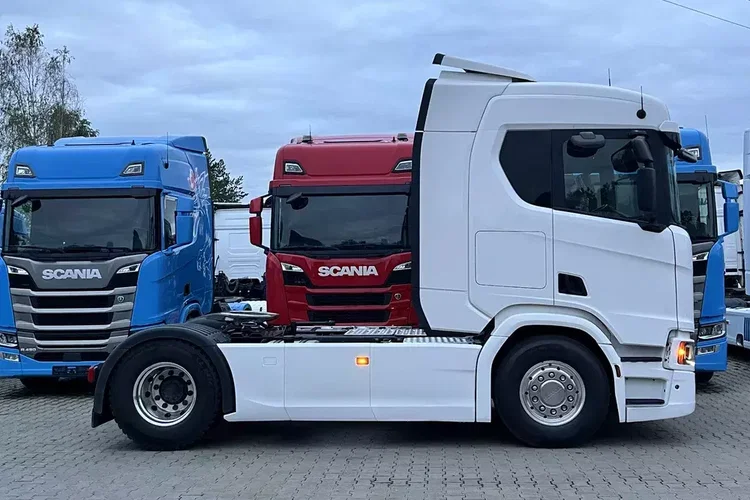 R450 z Niemiec cała na poduszce x6 hydraulika ASO Scania Full LED NAVI zdjęcie 5