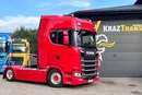 Scania S450 mega low deck perfekcyjny stan zestaw złoty kontrakt ASO full opcja zdjęcie 21