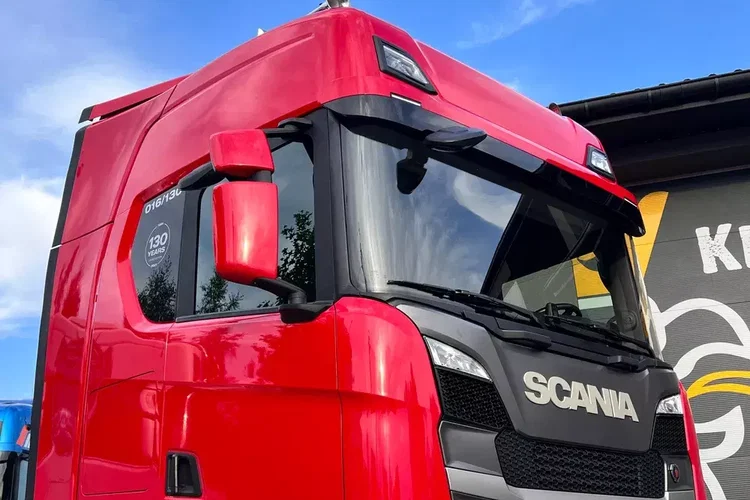 Scania S450 mega low deck perfekcyjny stan zestaw złoty kontrakt ASO full opcja zdjęcie 26