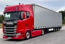 Scania S450 mega low deck perfekcyjny stan zestaw złoty kontrakt ASO full opcja zdjęcie 30