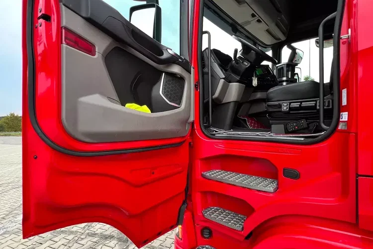 Scania S450 mega low deck perfekcyjny stan zestaw złoty kontrakt ASO full opcja zdjęcie 40