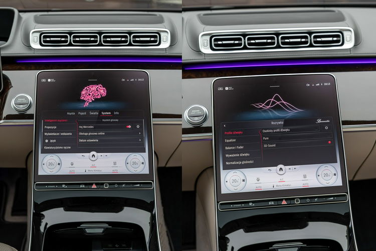 Mercedes S 500 wersja LONG / 3.0 429KM / 4-Matic / 9G-Tronic / Niski Przebieg zdjęcie 73