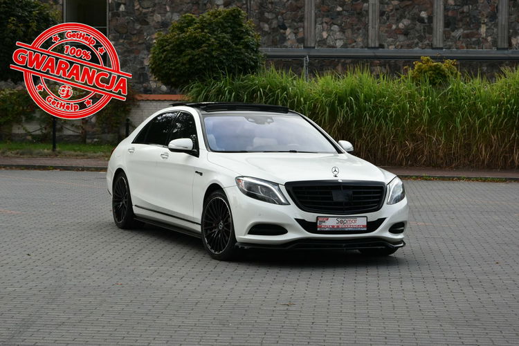 Mercedes S 550 S 550 L 4Matic 4.7 V8 456KM 2014r. LONG Panorama FullLED Kamera Radar zdjęcie 1