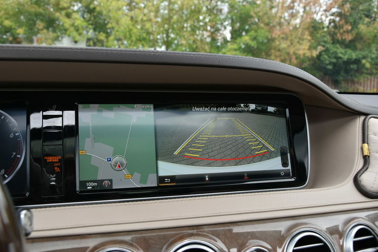 Mercedes S 550 S 550 L 4Matic 4.7 V8 456KM 2014r. LONG Panorama FullLED Kamera Radar zdjęcie 12
