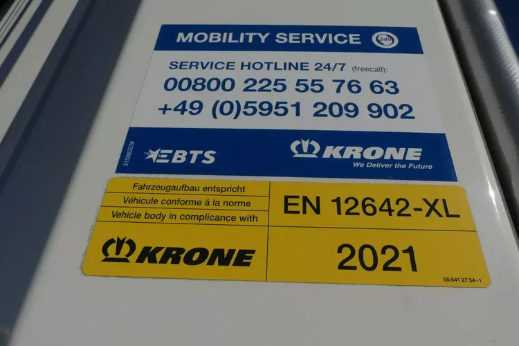 Krone FIRANKA / OŚ PODNOSZONA / IDEALNY STAN / zdjęcie 14