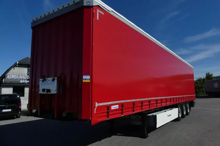 Krone FIRANKA / OŚ PODNOSZONA / IDEALNY STAN / PALECIARA / zdjęcie 1