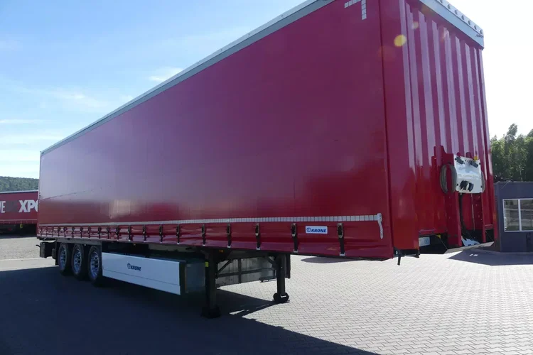 Krone FIRANKA / OŚ PODNOSZONA / IDEALNY STAN / PALECIARA / zdjęcie 11