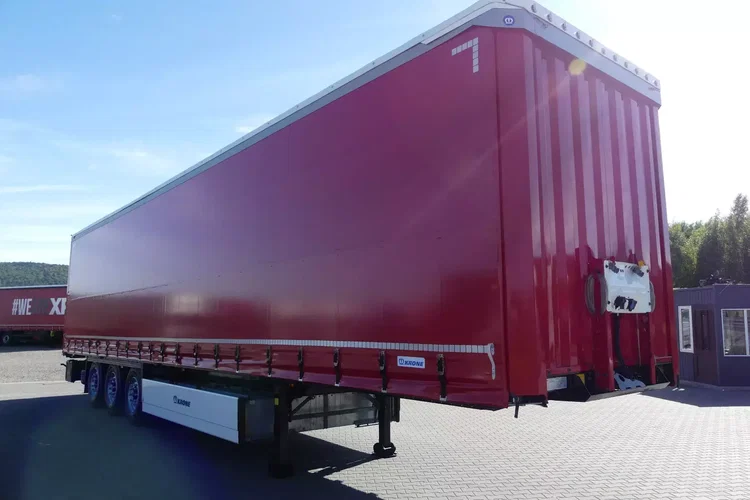 Krone FIRANKA / OŚ PODNOSZONA / IDEALNY STAN / PALECIARA / zdjęcie 12