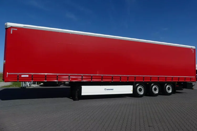 Krone FIRANKA / OŚ PODNOSZONA / IDEALNY STAN / PALECIARA / zdjęcie 3