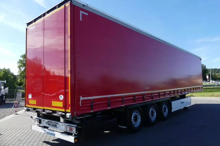 Krone FIRANKA / OŚ PODNOSZONA / IDEALNY STAN / PALECIARA / zdjęcie 8