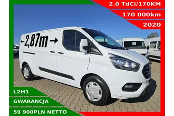 Ford transit-custom L2H1 59900zł NETTO 2.0TdCi/170KM