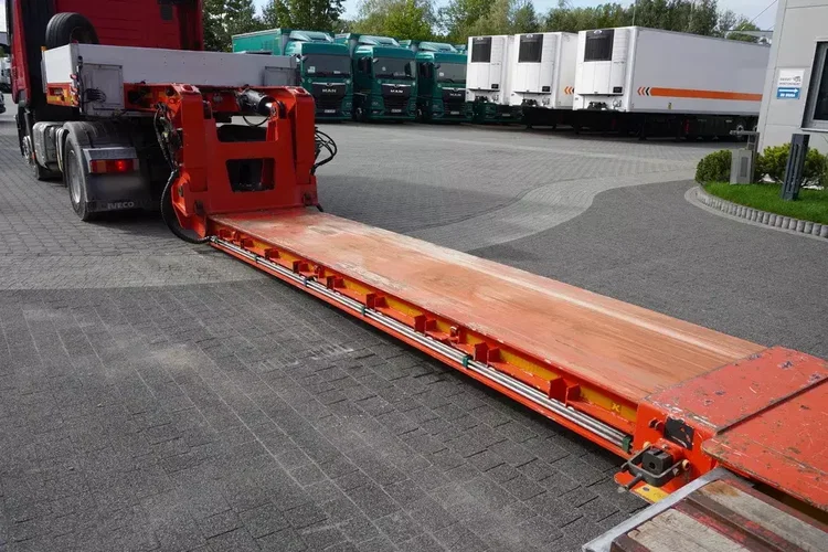 KAESSBOHRER LB2 TIEF-BETT / 16.5 m / Naczepa rozsuwana / osie skrętne / 2 sztuki zdjęcie 19