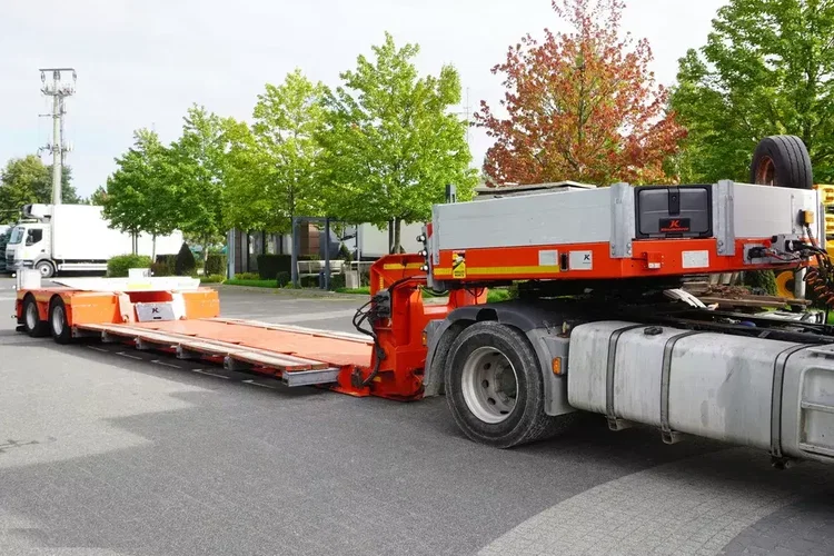 KAESSBOHRER LB2 TIEF-BETT / 16.5 m / Naczepa rozsuwana / osie skrętne / 2 sztuki zdjęcie 9