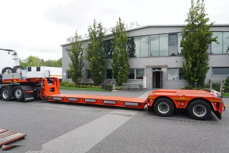 KAESSBOHRER LB2 TIEF-BETT / 16.5 m / Naczepa rozsuwana / osie skrętne / 2 sztuki zdjęcie 5