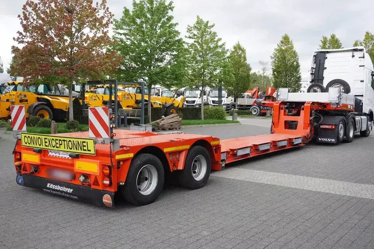 KAESSBOHRER LB2 TIEF-BETT / 16.5 m / Naczepa rozsuwana / osie skrętne / 2 sztuki zdjęcie 9