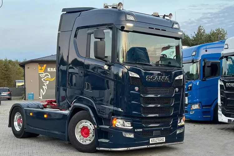 Scania S500 z Niemiec full opcja hydraulika skóry alcoa navi full led 6x poduszek zdjęcie 1