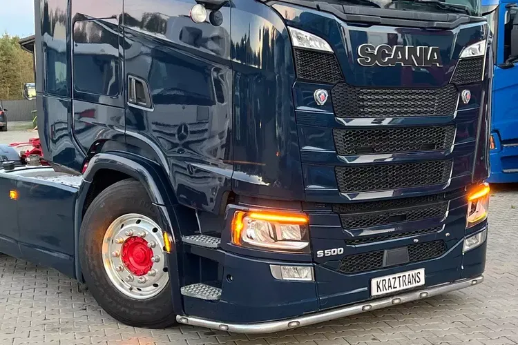 Scania S500 z Niemiec full opcja hydraulika skóry alcoa navi full led 6x poduszek zdjęcie 10