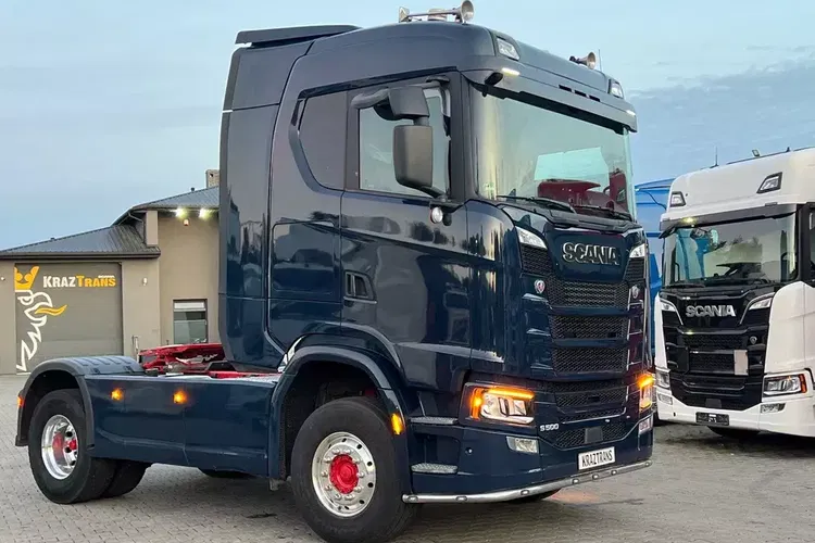 Scania S500 z Niemiec full opcja hydraulika skóry alcoa navi full led 6x poduszek zdjęcie 3