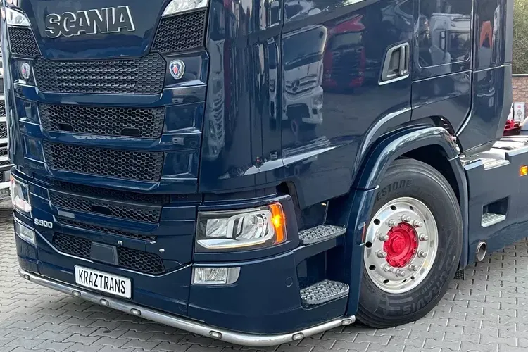 Scania S500 z Niemiec full opcja hydraulika skóry alcoa navi full led 6x poduszek zdjęcie 9