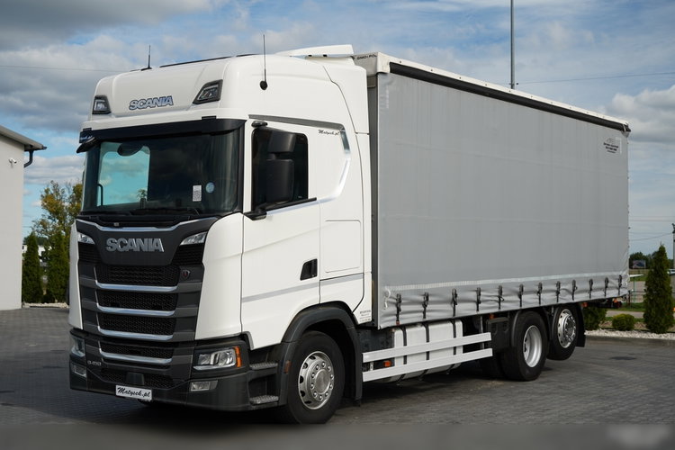 Scania S 450 / FIRANKA 7.7 M / 60 M3 / SOLÓWKA / 6X2 / OŚ PODNOSZONA / 2019 / zdjęcie 3